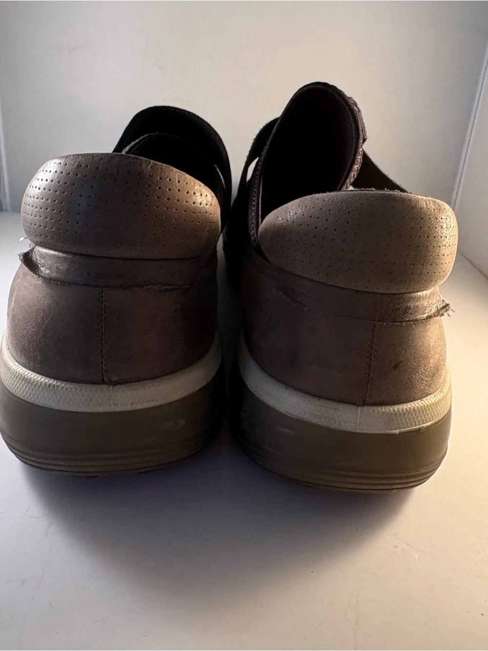 ECCO Men’s Intrinsic Slip On Sneaker Black Gray Size 11 -‎ 11.5 US / 45 Stretch